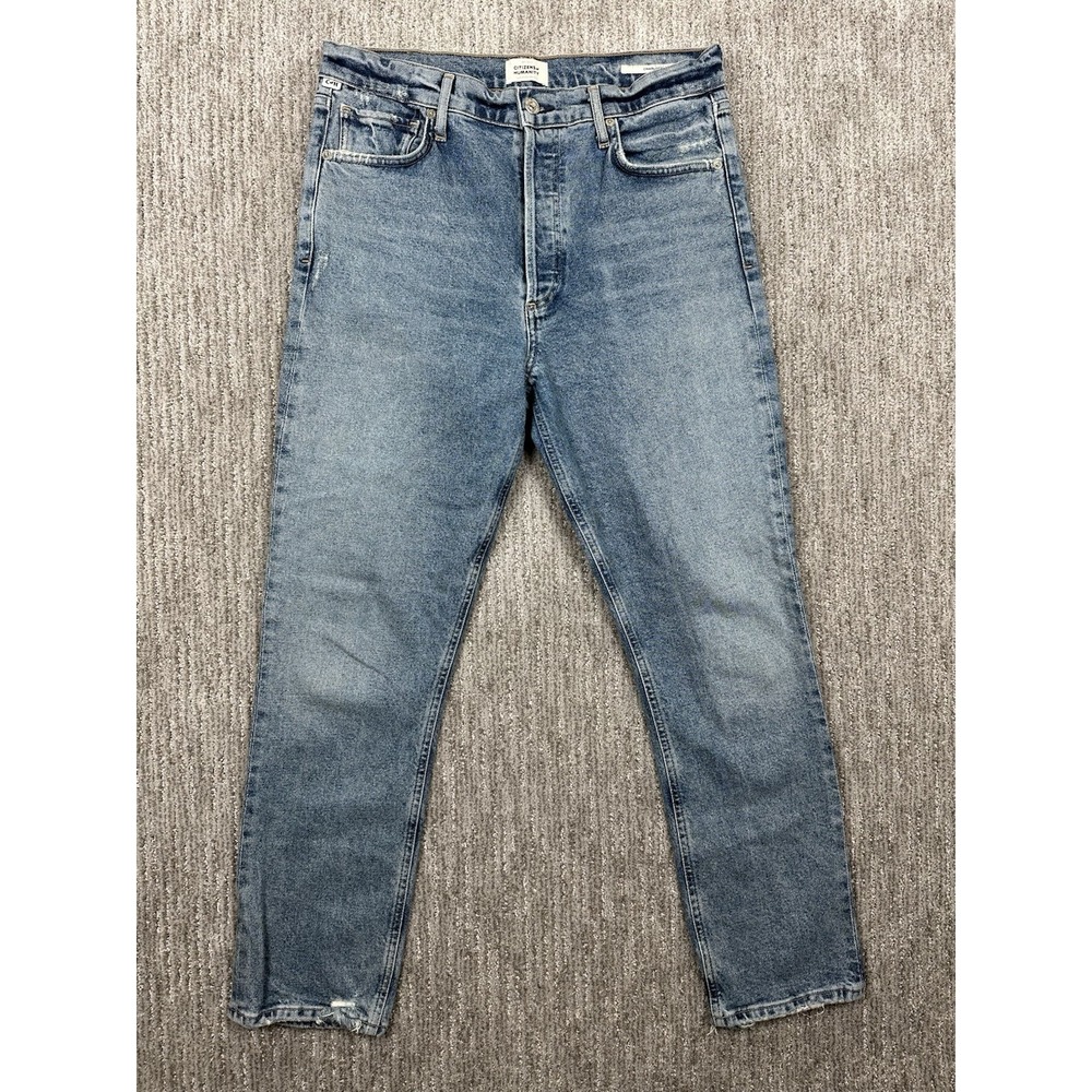 Citizens Of Humanity Charlotte Light Blue Straight Leg Jeans Women's 32x28